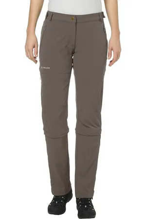 Vaude Farley Stretch Ii Broek Bruin 50 / Short Vrouw
