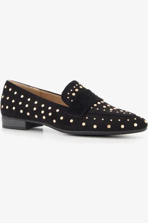 Blue Box Dames loafers met studs - Maat 38