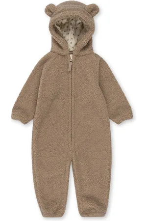 Konges Sløjd Onesie Konges Slojd Kids Grizz Teddy Oxford Tan-62