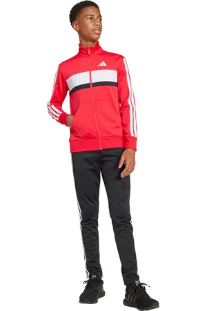 adidas Sportswear Seasonal Essentials Tiberio 3-Stripes Tricot Trainingspak Kids - Kinderen - - 152