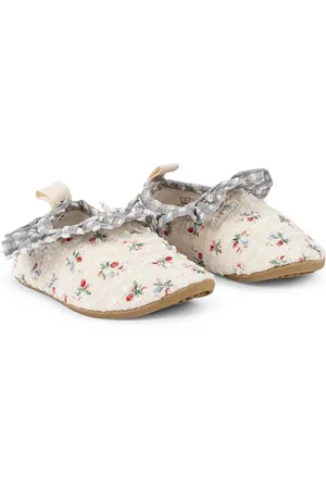 Konges Sløjd Konges Sløjd Seraphine Frill Zwemschoenen / Turnpantoffel - Fleur tricolore - Zwemslof - Waterschoen - Anti-slip - Maat 28-29