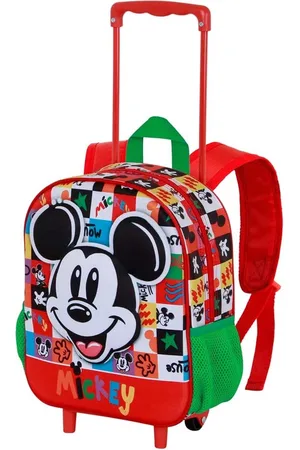 KARACTERMANIA Disney - Mickey Mouse - Mood-Kleine 3D Rugzak met Wielen - Trolley