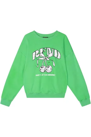 Refined Department Trui Fayen Knitted Oversized Sweater R2411822587 700 Green Dames Maat - XS