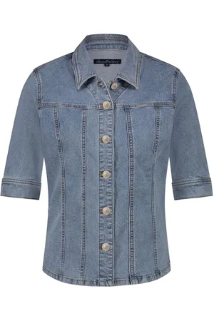 Red Button Blouse Olivia maat M