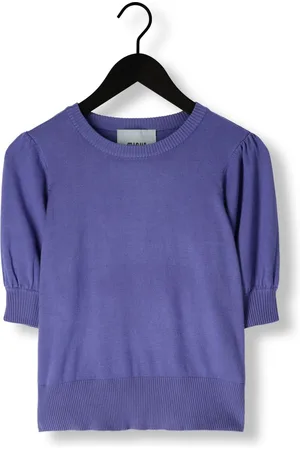 Minus Liva Knit Tee Truien & vesten Dames - Sweater - Hoodie - Vest- - Maat L