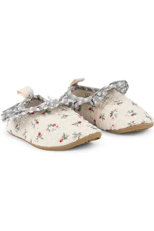 Konges Sløjd Konges Sløjd Seraphine Frill Zwemschoenen / Turnpantoffel - Fleur tricolore - Zwemslof - Waterschoen - Anti-slip - Maat 24-25