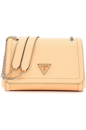 Guess Schoudertas Noelle Covertible Xbody Flap Bag Abrikoos