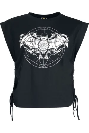 Batman Logo - Gothic Top XL Katoen Dames - DC Comics, Fan merch, Film, Superhelden