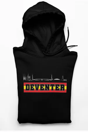 Gildan Voetbalsupporters - HEAVY BLEND??? Hoodie - Deventer - - Maat L