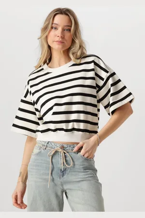 Minus Estella Short Sleeve Sweat Truien & vesten Dames - Sweater - Hoodie - Vest- - Maat XL