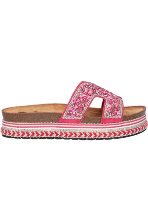 La Strada Sandalen roze met steentjes dames - maat 36