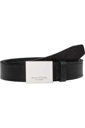 Marc O’ Polo Leren Riem Arru Leather Belt W100 Zwart