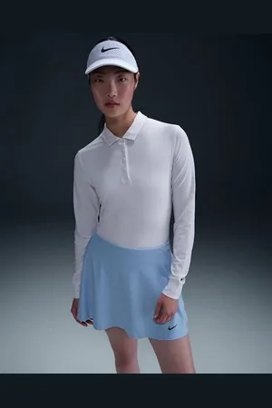 Nike Dames Dri-Fit Victory L/S Polo White