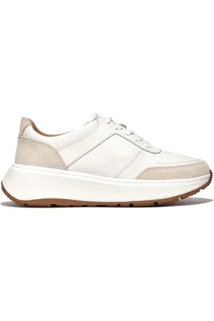 FitFlop F-Mode Suede/Leren Sneakers - Maat 38