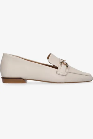 TANGO | Eloise 2-c off white leather loafer - natural sole | Maat: 38