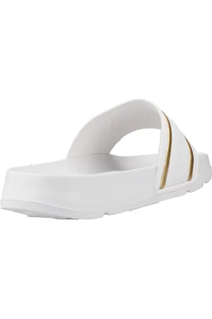 Fila Damen Flip- Flops Morro Bay Logo Slipper Women White / Gold-38