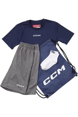 CCM Dryland Kit - IJshockey Pakket (broek,sokken,t-shirt) - Volwassenen - Blauw - 2XL