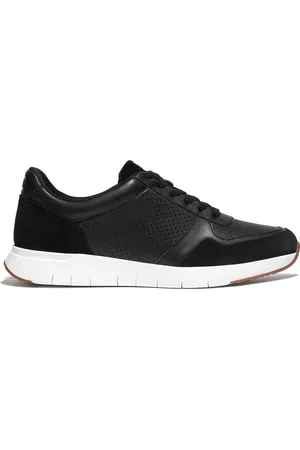 FitFlop F-Mode Suede/Leren Sneakers - Maat 42