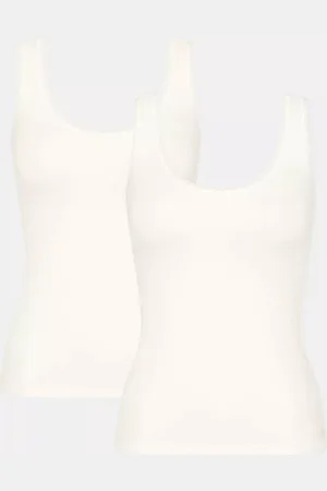 Sloggi GO Tank Top 2 pak Dames Onderhemd - Zijde - Maat XL