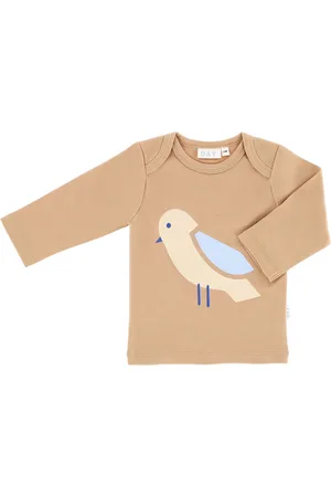 DAY Birger et Mikkelsen T-Shirt Lange Mouw - Mocha - Mt. 74/80