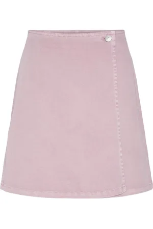 Pieces® Rok Pcmille Hw Short Wrap Skirt Mm 17155092 Dawn Pink Dames Maat - L