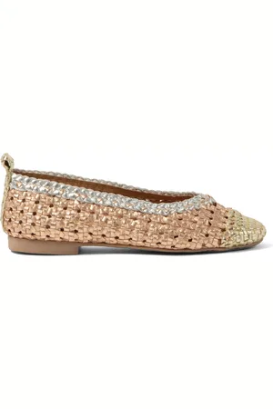 Lazamani Brisa Dames Ballerinas Leer Peach - Maat 37