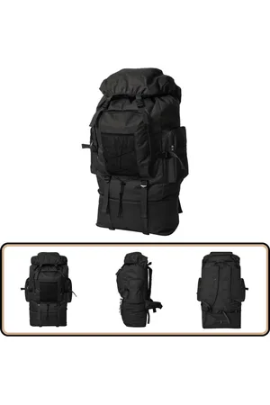 vidaXL Rugzak Legerstijl XXL 100L Militaire Rugzak - Rugbak - Trekking Rugzak - Wandelrugzak - Campingrugzak