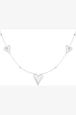 Yehwang Bedelketting - Zilverkleurig- All The Love For You Ketting - Sieraden voor vrouwen - Ketting Dames - Cadeau
