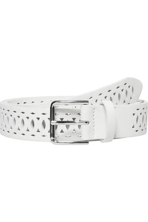 Marc O’ Polo Leren Riem Pera Belt W80 Wit