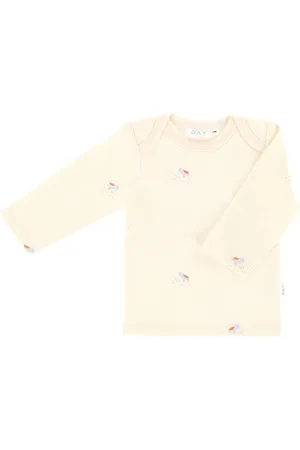 DAY Birger et Mikkelsen T-Shirt Lange Mouw - Cream - Mt. 50/56