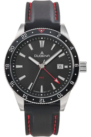DUGENA 4461131 - Polshorloge - Heren - Kwarts - GMT