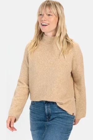 Camel Active Coltrui gemaakt van een wolmix - Maat womenswear-XXL - Caramel