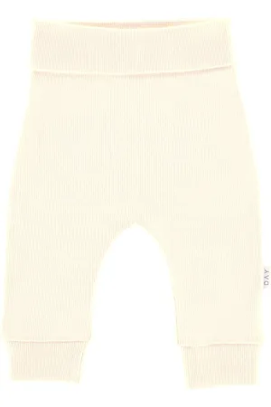 DAY Birger et Mikkelsen Broekje Rib - Cream - Mt. 74/80