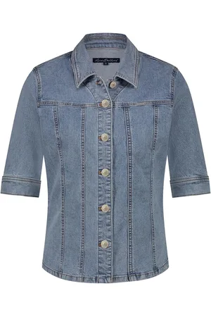 Red Button Blouse Olivia maat XXL