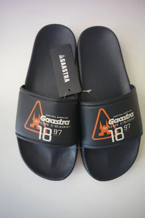 Gaastra Badslippers navy/orange - Maat 41-42