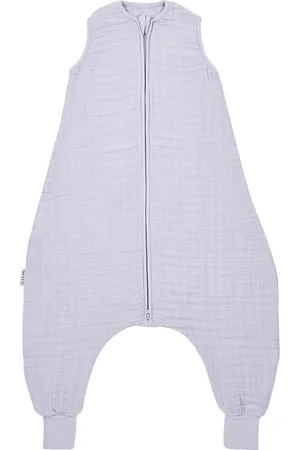 Meyco Baby Uni baby zomer slaapoverall jumper - pre-washed hydrofiel - - 80cm - 0.5 TOG