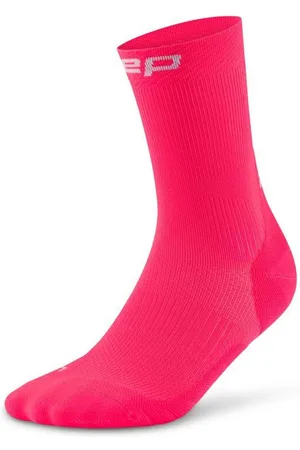 CEP Core Run Mid-Cut Compressie Sokken - Pink - Heren - (45-48)