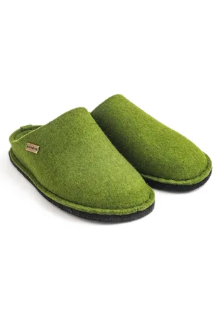 Haflinger Flair Soft pantoffels Grasgroen, maat 39