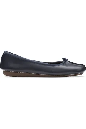 Clarks Damesschoenen - Freckle Ice - Navy Leather - Maat 40