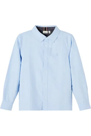 NAME IT NKMNEWSA LS SHIRT NOOS Jongens Overhemd - Maat 158/164