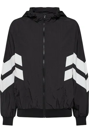 Urban classics Crinkle Batwing Trainings jacket - XS - /Wit
