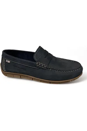 Gabor 1060.11.01 Nubuck Navy-instappers -loafers MT 42