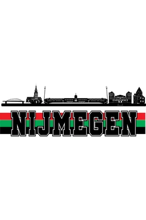Gildan NIJMEGEN - HEAVY BLEND - VOETBAL SUPPORTERS HOODIE - - MAAT XXL