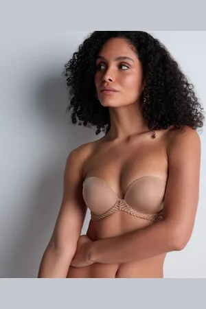 Aubade Sheer Emotion Strapless Bh 4MP06 Sand - maat EU 85D / FR 100D