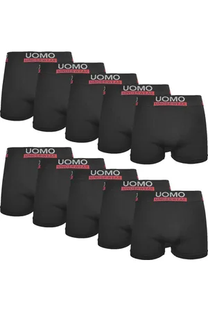 Gianvaglia Microfiber Boxershorts Heren - 10-Pack - Uomo - Naadloos - Zwart - Maat XL/XXL