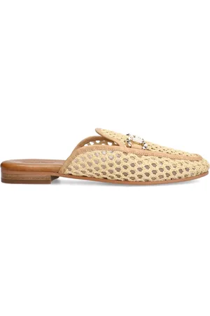Sacha Dames - slip on loafers met goudkleurige chain - Maat 41