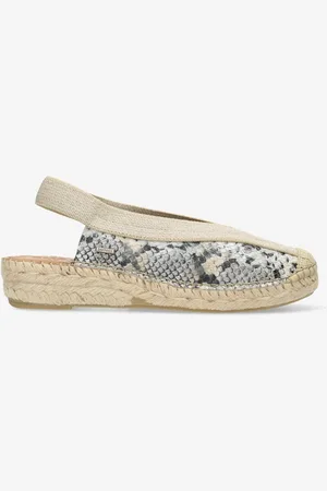 Shabbies Amsterdam Espadrille Palma Ki Sling White/Black - Maat 39
