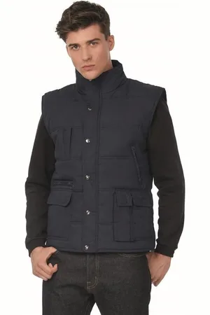RUSSELL Outdoor/werk casual bodywarmer navy voor heren - Outdoorkleding/werkkleding - Mouwloze vesten 2XL (56)