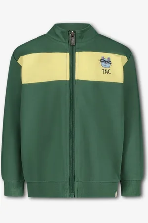 The New Chapter Sef sweatvest groen vacances - - Maat 104