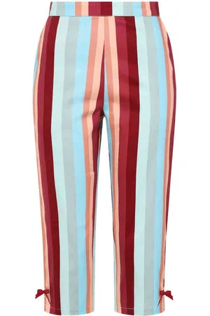 Banned Retro Esme Lollipop Stripes Capri broek - L